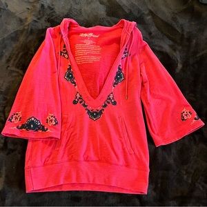 Women’s Lucky Brand 3/4 sleeve Hoodie size S